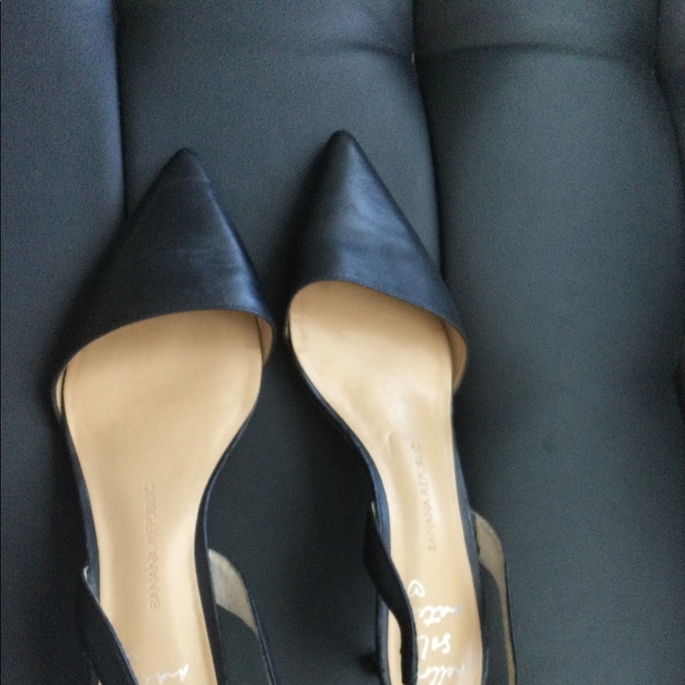 Banana Republic Hedy Slingback Kitten Heels Size 8